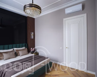 Classic White Solid Wood Interior Doors Timeless Design & Custom Craftsmanship by DOORWOOD