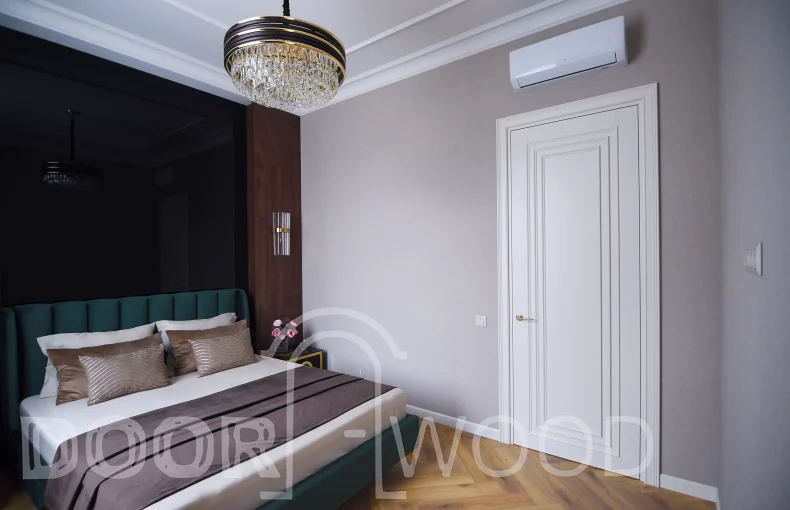 Classic White Solid Wood Interior Doors Timeless Design & Custom Craftsmanship by DOORWOOD