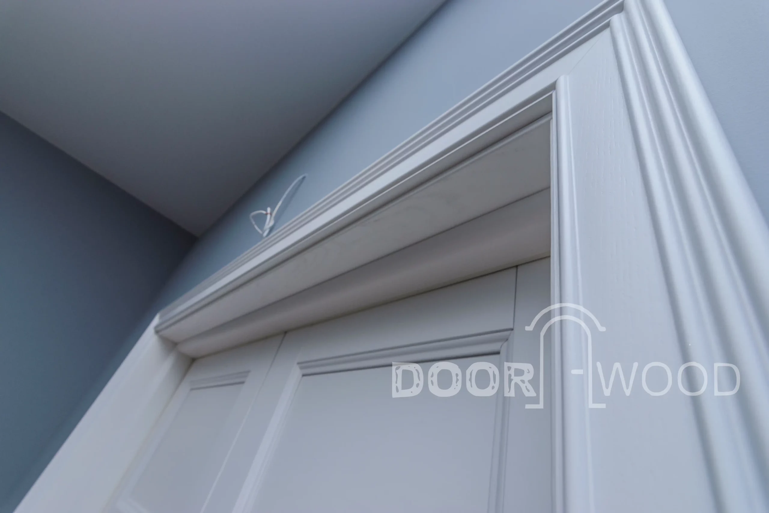 DOORWOOD Custom Solid Ash Wood Pre-Hung Double Interior Door US sizes—48_ (2x24_), 60_ (2x30_), or 72_ (2x36_) with Frame and Trim - Handcrafted, Made to Order