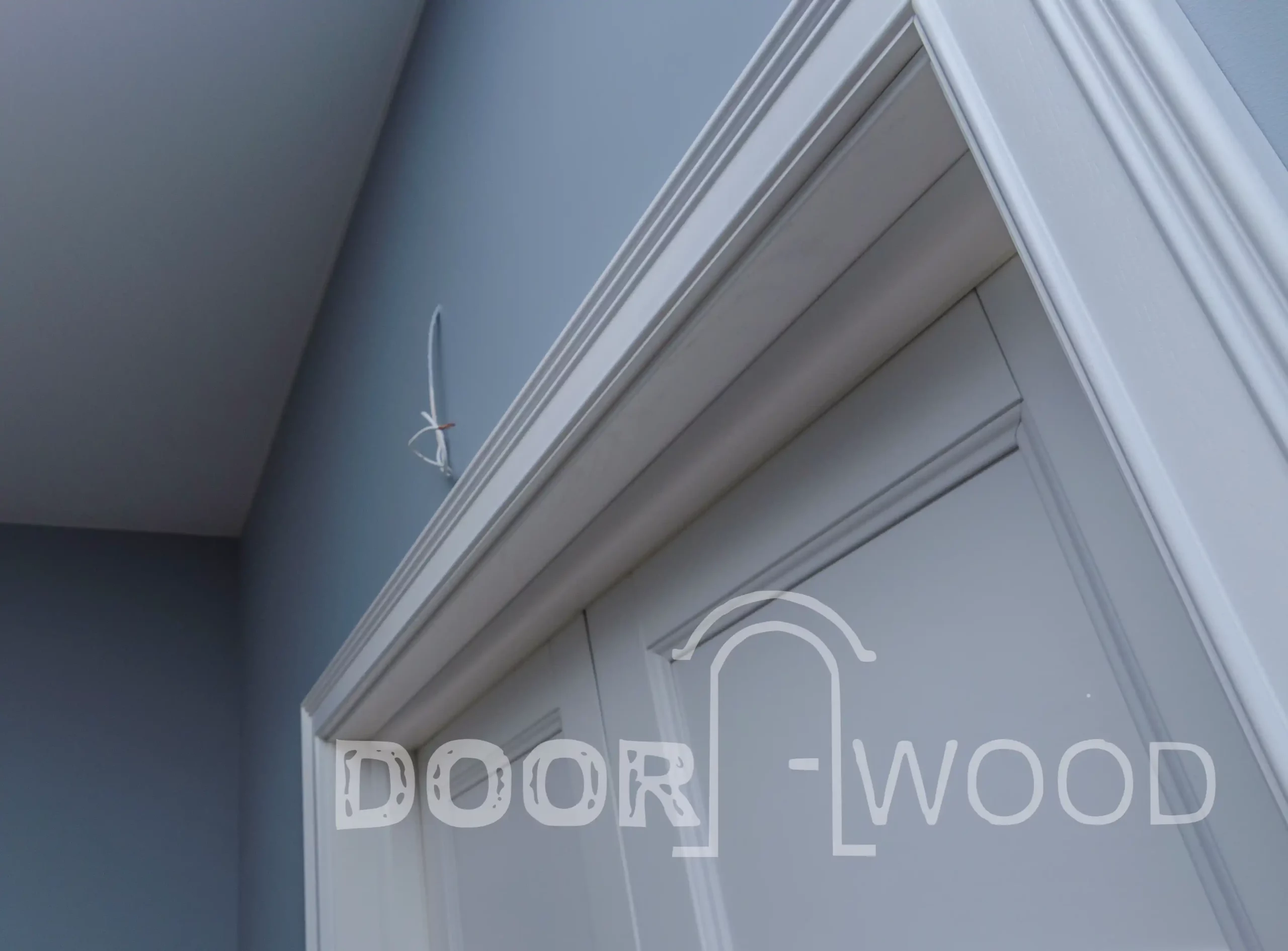 DOORWOOD Custom Solid Ash Wood Pre-Hung Double Interior Door US sizes—48_ (2x24_), 60_ (2x30_), or 72_ (2x36_) with Frame and Trim - Handcrafted, Made to Order