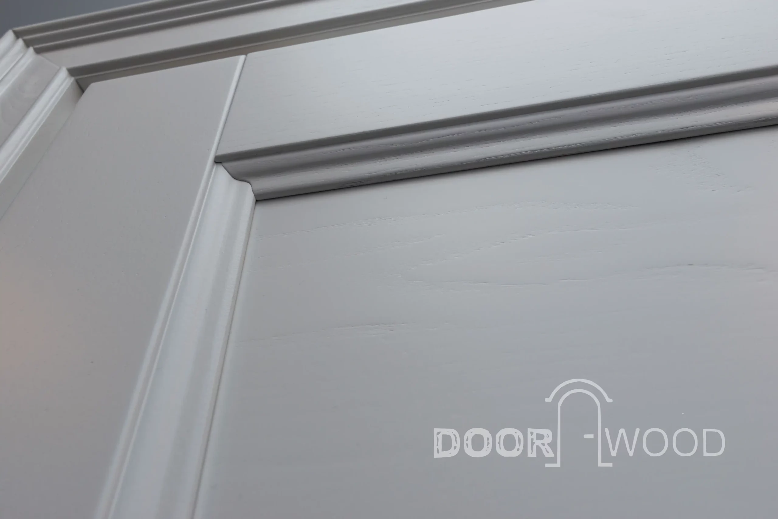 DOORWOOD Custom Solid Ash Wood Pre-Hung Double Interior Door US sizes—48_ (2x24_), 60_ (2x30_), or 72_ (2x36_) with Frame and Trim - Handcrafted, Made to Order